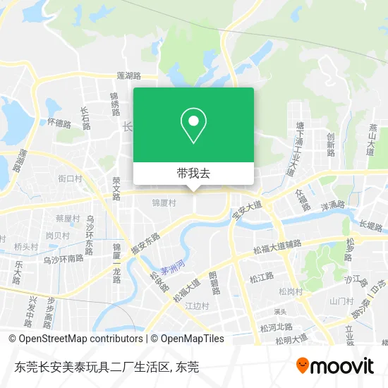 东莞长安美泰玩具二厂生活区地图