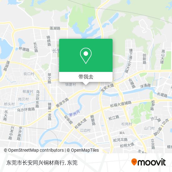 东莞市长安同兴铜材商行地图