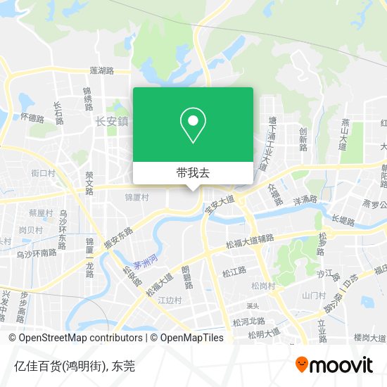 亿佳百货(鸿明街)地图