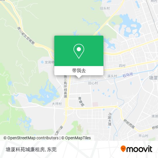 塘厦科苑城廉租房地图