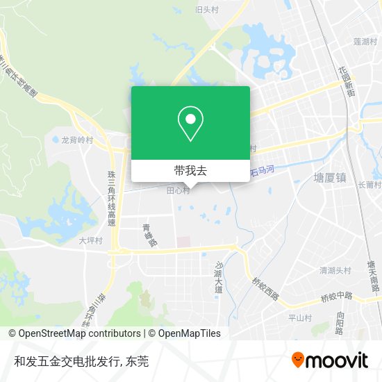 和发五金交电批发行地图