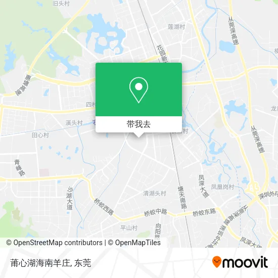 莆心湖海南羊庄地图
