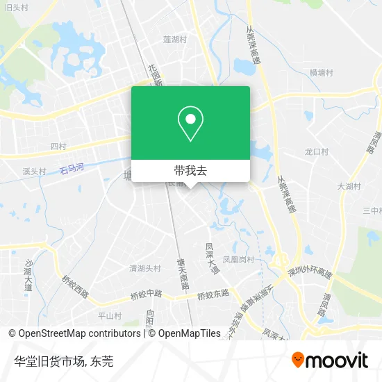 华堂旧货市场地图