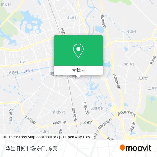 华堂旧货市场-东门地图