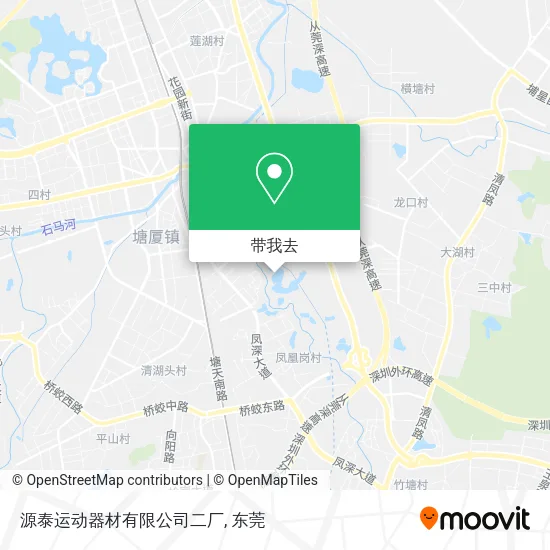 源泰运动器材有限公司二厂地图