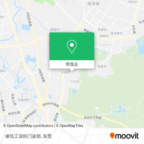 谢坑工业区门诊部地图