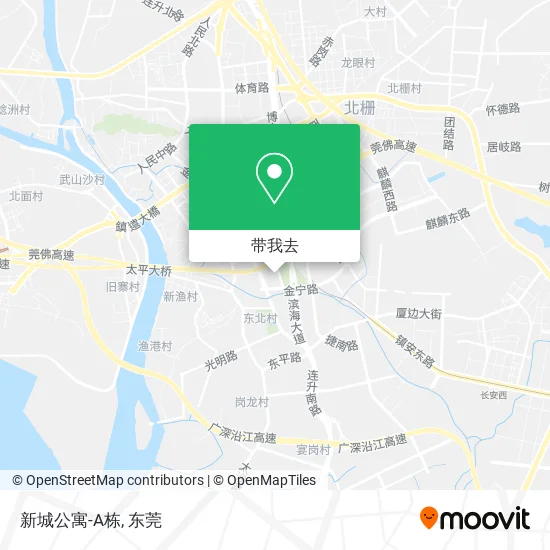 新城公寓-A栋地图