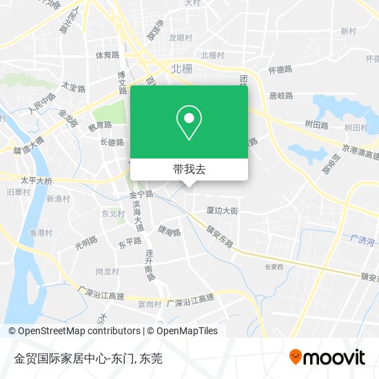 金贸国际家居中心-东门地图