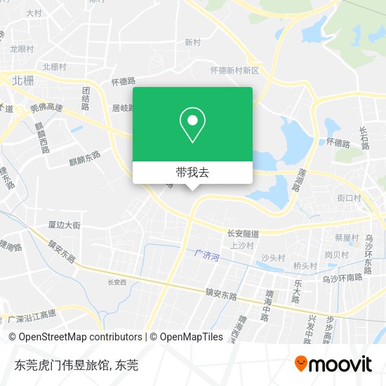 东莞虎门伟昱旅馆地图