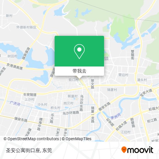 圣安公寓街口座地图