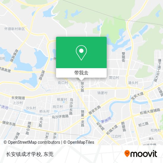 长安镇成才学校地图