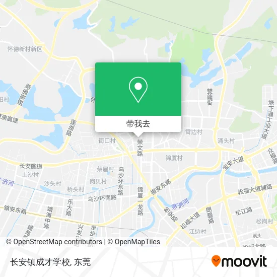 长安镇成才学校地图