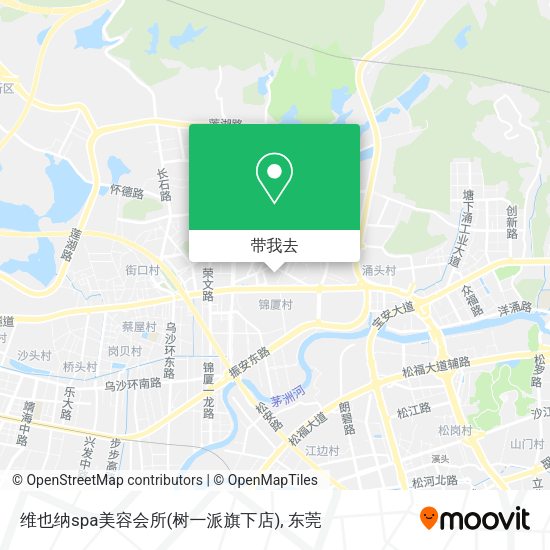 维也纳spa美容会所(树一派旗下店)地图