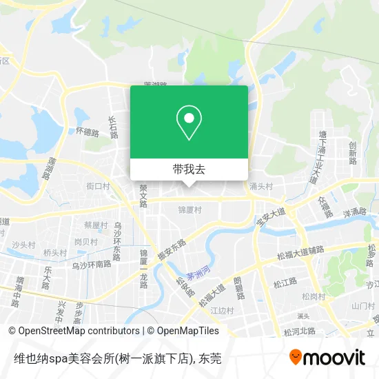 维也纳spa美容会所(树一派旗下店)地图