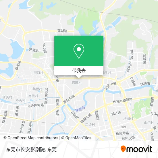 东莞市长安影剧院地图