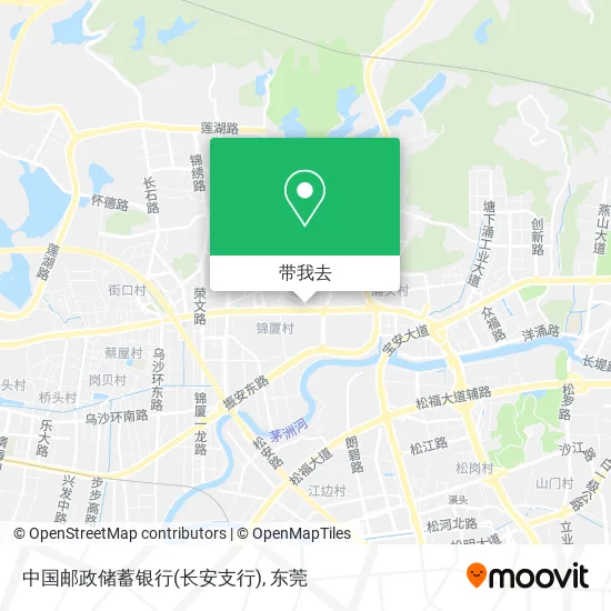中国邮政储蓄银行(长安支行)地图