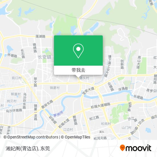 湘妃阁(霄边店)地图