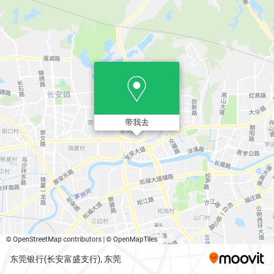 东莞银行(长安富盛支行)地图