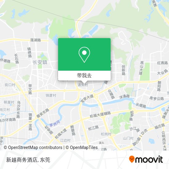 新越商务酒店地图