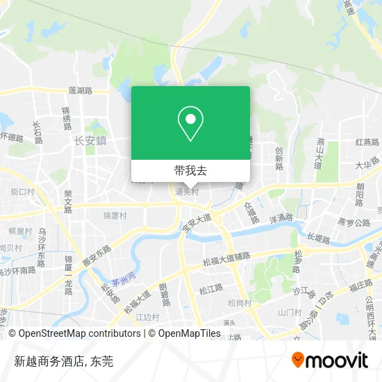 新越商务酒店地图
