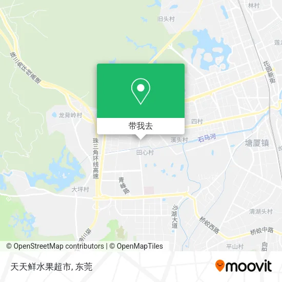 天天鲜水果超市地图