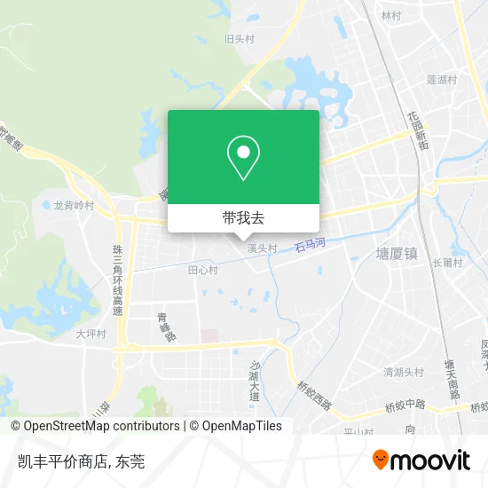 凯丰平价商店地图