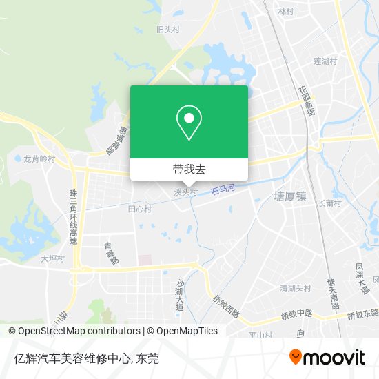 亿辉汽车美容维修中心地图
