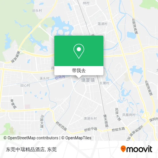 东莞中瑞精品酒店地图