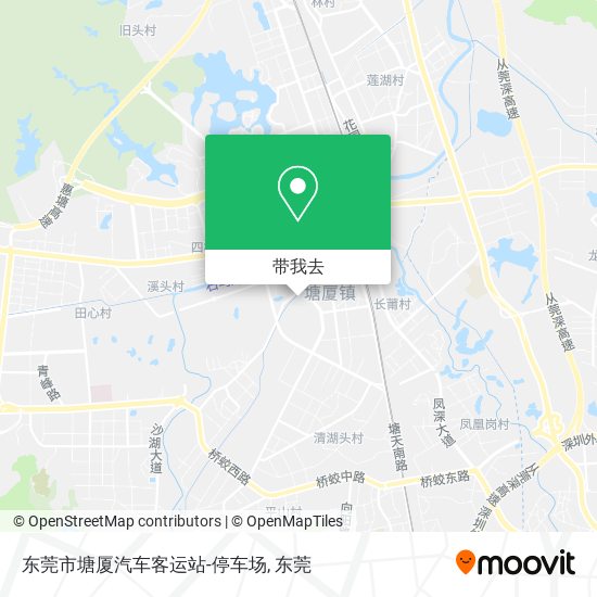 东莞市塘厦汽车客运站-停车场地图