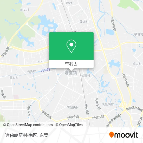 诸佛岭新村-南区地图