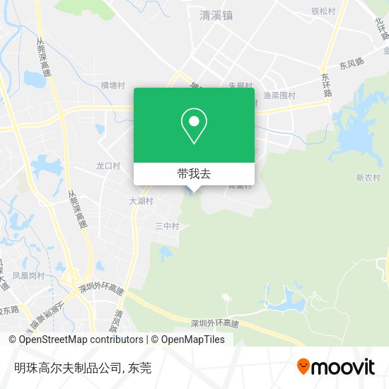 明珠高尔夫制品公司地图