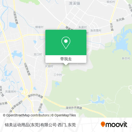 锦美运动用品(东莞)有限公司-西门地图