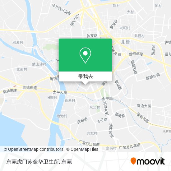 东莞虎门苏金华卫生所地图