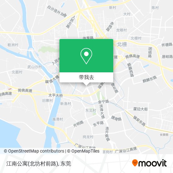 江南公寓(北坊村前路)地图