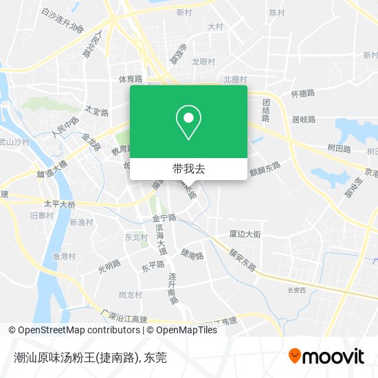 潮汕原味汤粉王(捷南路)地图