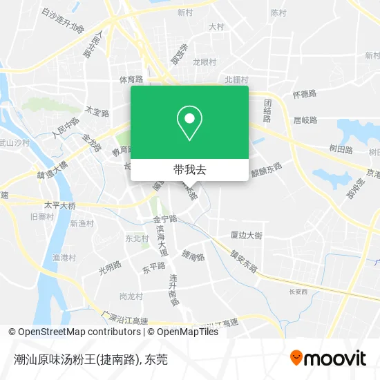 潮汕原味汤粉王(捷南路)地图