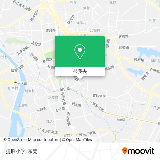 捷胜小学地图