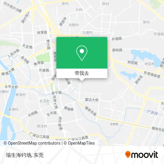 瑞生海钓场地图