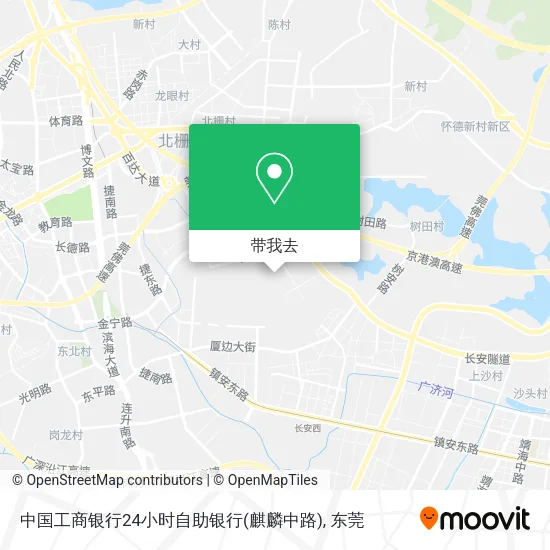 中国工商银行24小时自助银行(麒麟中路)地图