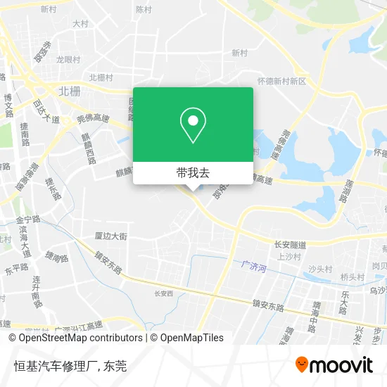 恒基汽车修理厂地图