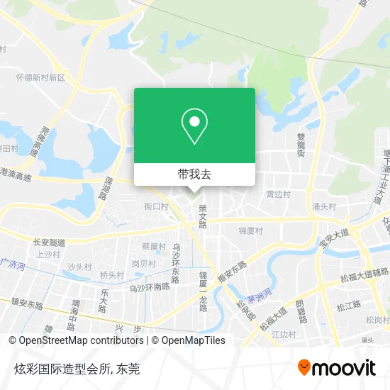 炫彩国际造型会所地图