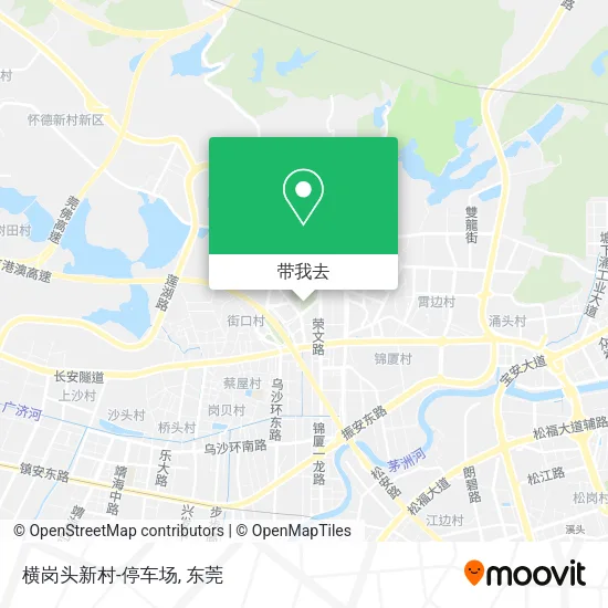 横岗头新村-停车场地图