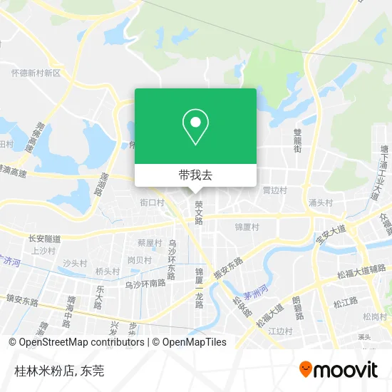 桂林米粉店地图