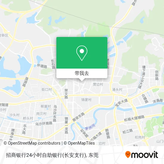 招商银行24小时自助银行(长安支行)地图