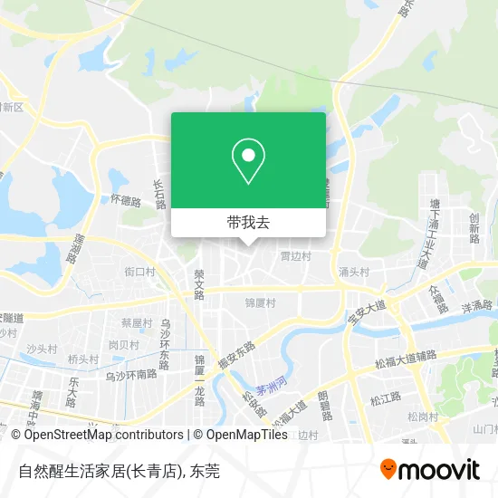 自然醒生活家居(长青店)地图