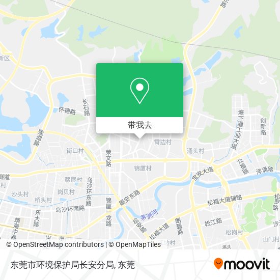 东莞市环境保护局长安分局地图