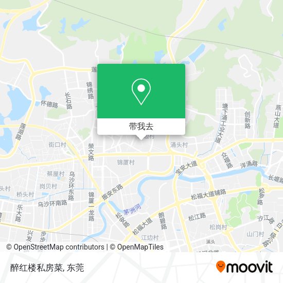 醉红楼私房菜地图