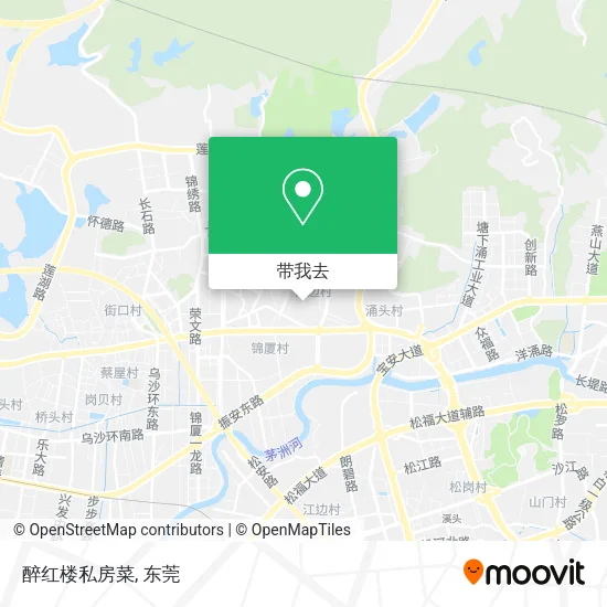 醉红楼私房菜地图