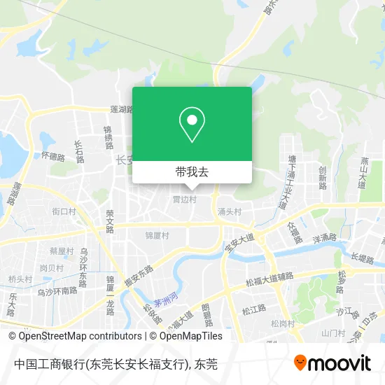 中国工商银行(东莞长安长福支行)地图