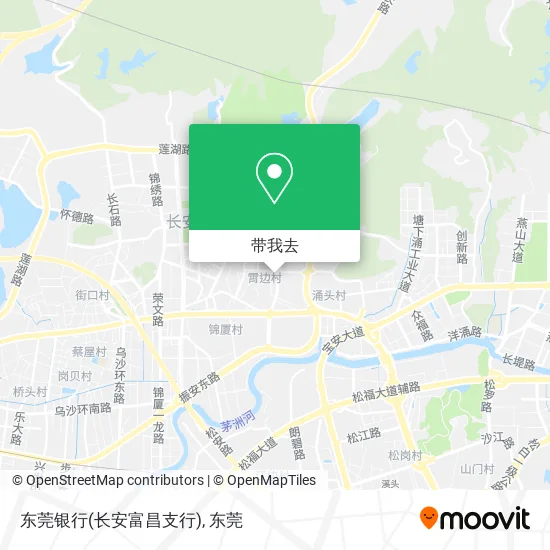 东莞银行(长安富昌支行)地图